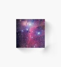 Purple Galaxy Acrylic Block
