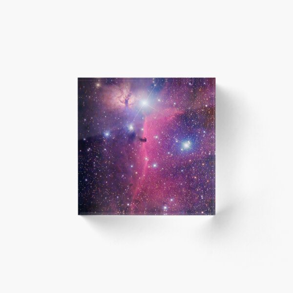 Purple Galaxy Acrylic Block
