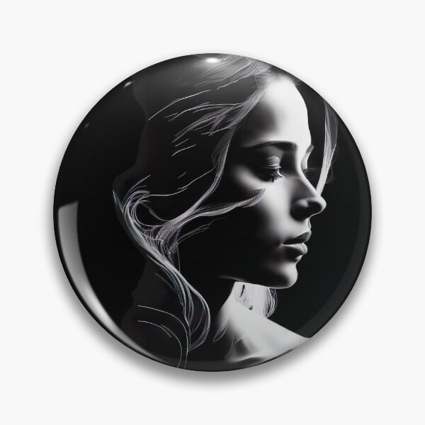 Item preview, Black and White Woman Silhouette Clothing Design  designed and sold by Jozzabazza.