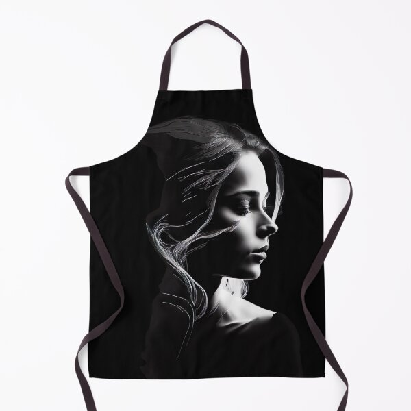 Item preview, Black and White Woman Silhouette Clothing Design designed and sold by Jozzabazza.