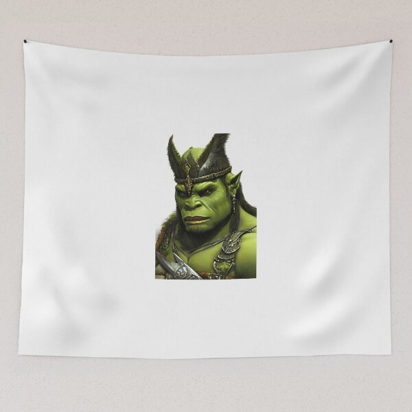 Item preview, Grurk the Destroyer, Orc warlord (fantasy concept art) designed and sold by Soul-Crumbs.