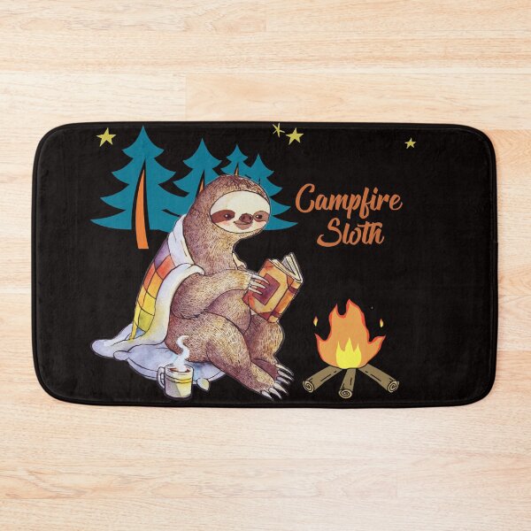 Item preview, CAMPFIRE SLOTH _ reading a book designed and sold by Ndli.