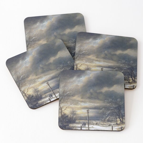 Item preview, Jacob Van Ruisdael - Winter Landscape near Haarlem designed and sold by tomorrowsart.