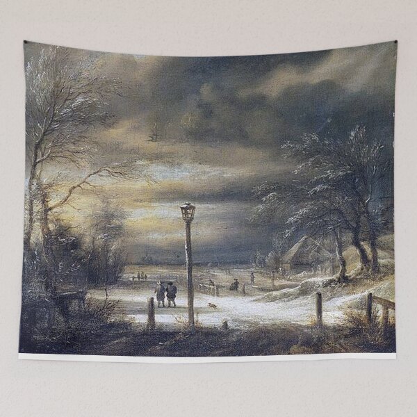 Item preview, Jacob Van Ruisdael - Winter Landscape near Haarlem designed and sold by tomorrowsart.