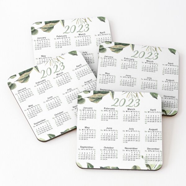 Item preview,  Year Calendar, 2023 Yearly Calendar, Botanical Wall Calendar, 2023 Watercolor Calendar, Home Decor Calendar, Wall Calendar 12 Months, Sunday Start designed and sold by Dzhenka-Balimez.