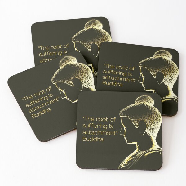 Item preview, Buddha - The root of suffering is attachment designed and sold by RetComly.