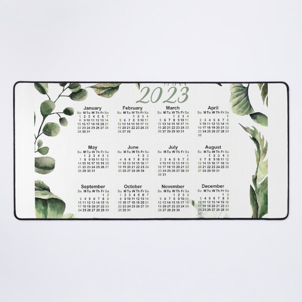 Item preview, Year Calendar, 2023 Yearly Calendar, Botanical Wall Calendar, 2023 Watercolor Calendar, Home Decor Calendar, Wall Calendar 12 Months, Sunday Start designed and sold by Dzhenka-Balimez.