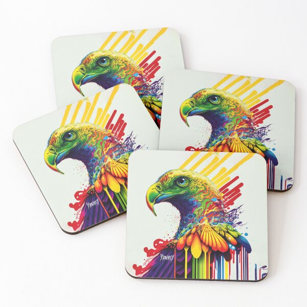 Item preview, Rainbow Eagle Modern Art designed and sold by BoogieThreads.