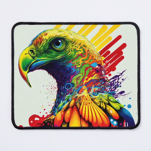 Item preview, Rainbow Eagle Modern Art designed and sold by BoogieThreads.