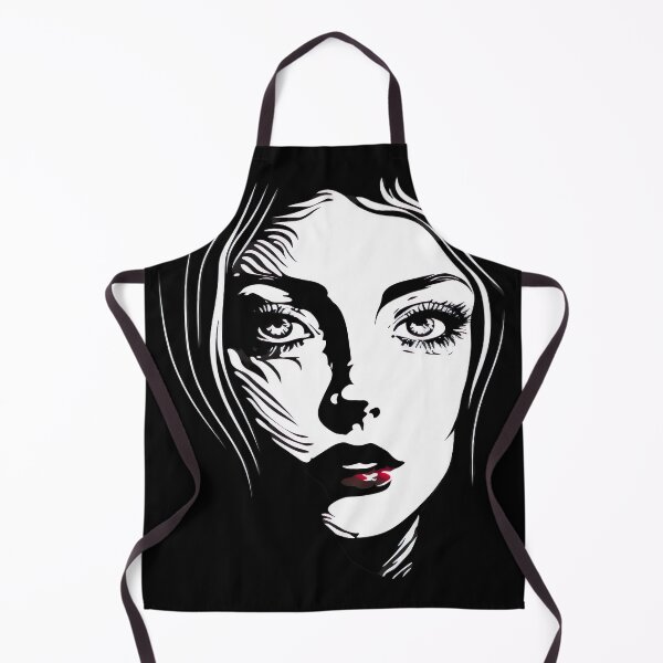Item preview, Black and White Female Face Silhouette Design designed and sold by Jozzabazza.