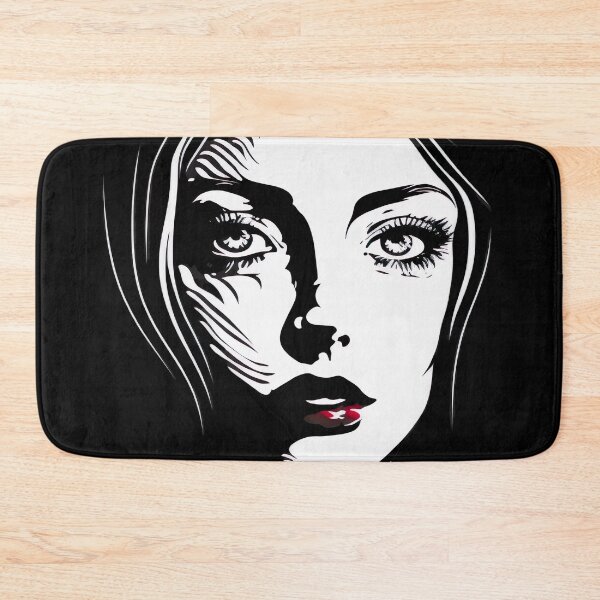 Item preview, Black and White Female Face Silhouette Design  designed and sold by Jozzabazza.