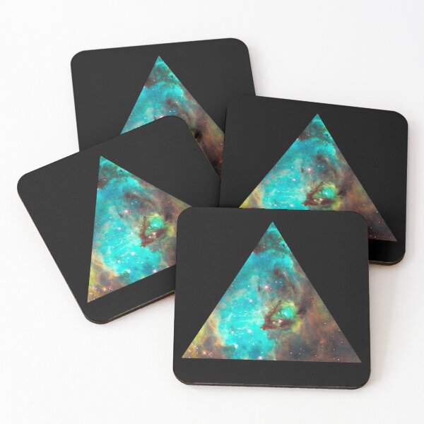 Item preview, Green Galaxy Triangle designed and sold by rapplatt.