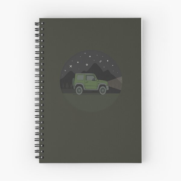 Item preview, Night Adventure in the Mountains | Green Suzuki Jimny designed and sold by stoicjimny.