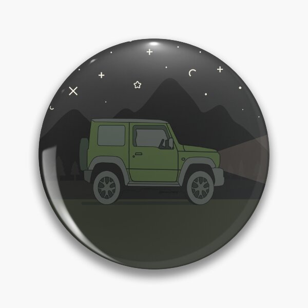 Item preview, Night Adventure in the Mountains | Green Suzuki Jimny designed and sold by stoicjimny.