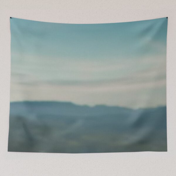 Artikelvorschau, Blue Hills Scenic View #2 Square Design Kattakitty Shop Schöne Himmelslandschaft entworfen und verkauft von kattakitty.