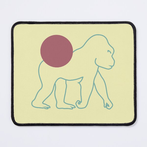 Artikelvorschau, Gorilla minimalistisch von Mokka | Klassisches T-Shirt entworfen und verkauft von aklita.