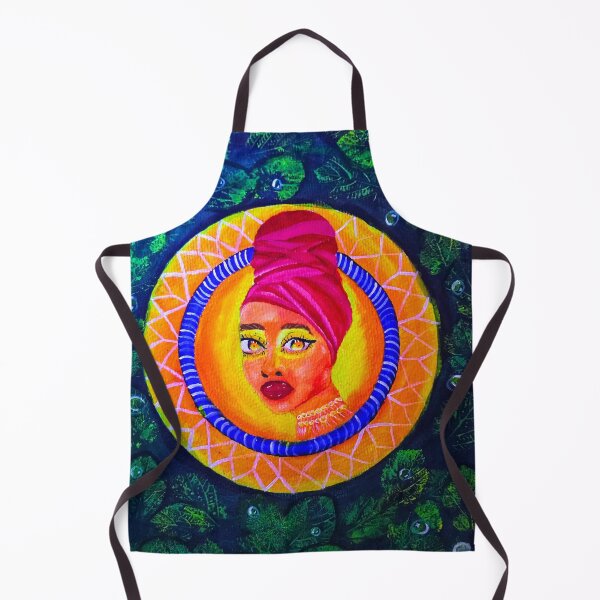 Item preview, Lady in head wrap designed and sold by Fpaintingart.