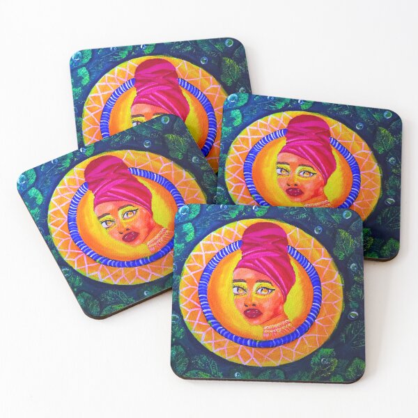 Item preview, Lady in head wrap  designed and sold by Fpaintingart.