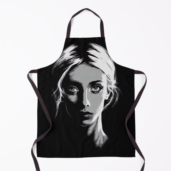 Item preview, Negative Space Black White Female Face Silhouette Design designed and sold by Jozzabazza.
