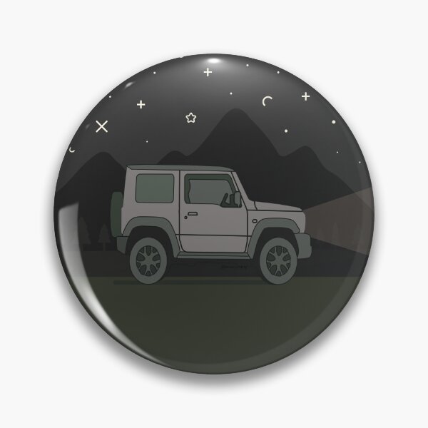 Item preview, Night Adventure in the Mountains | Grey Suzuki Jimny designed and sold by stoicjimny.