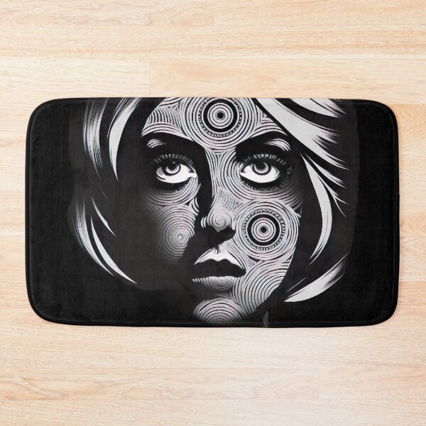 Item preview, Negative Space Black White Female Face Silhouette Design  designed and sold by Jozzabazza.