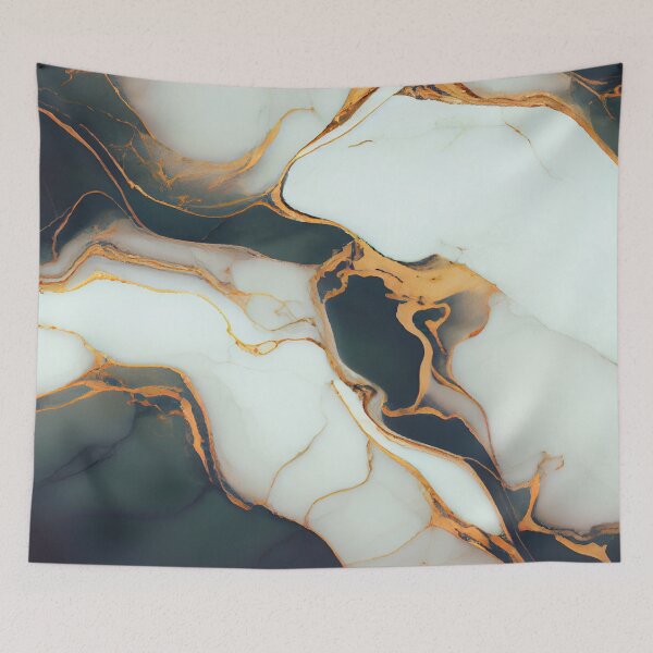 Artikelvorschau, "The Marble Mosaic" A Graphic Design Project in Gold and Natural entworfen und verkauft von HiArtify ❤️.