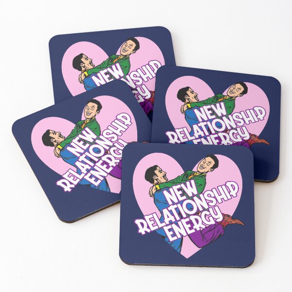 Item preview, New Relationship Energy! Gay men LGBTQ+ pride designed and sold by incurablehippie.