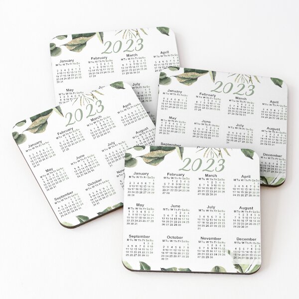 Item preview, Year Calendar, 2023 Yearly Calendar, Botanical Wall Calendar, 2023 Watercolor Calendar, Watercolor Wall Art, Home Decor Calendar, Wall Calendar 12 Months, Monday Start designed and sold by Dzhenka-Balimez.