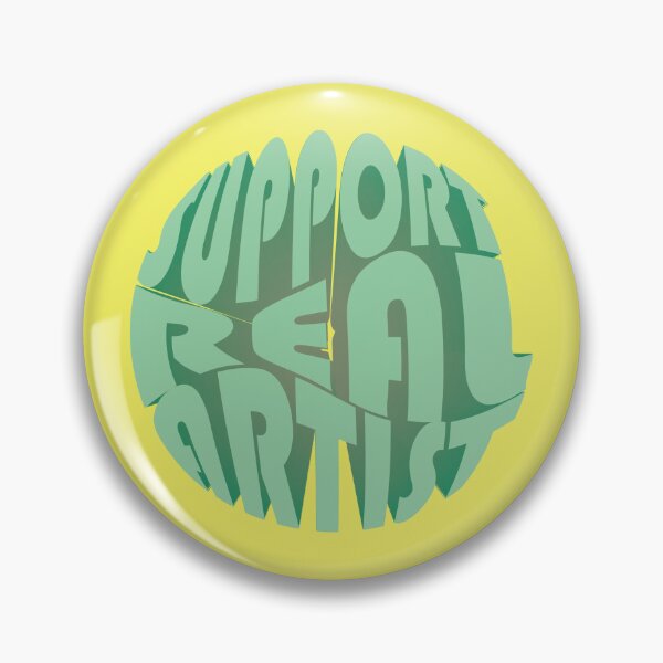 Item preview, Support Real Artist - Green designed and sold by Nevermind-artss.