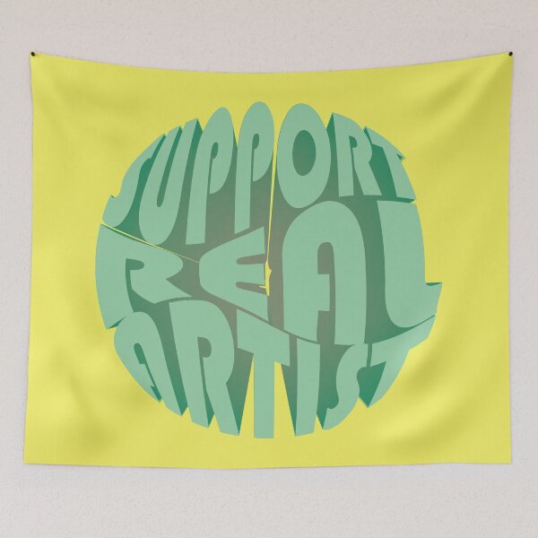 Item preview, Support Real Artist - Green designed and sold by Nevermind-artss.