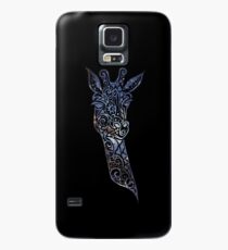 Blue Space Giraffe Case/Skin for Samsung Galaxy