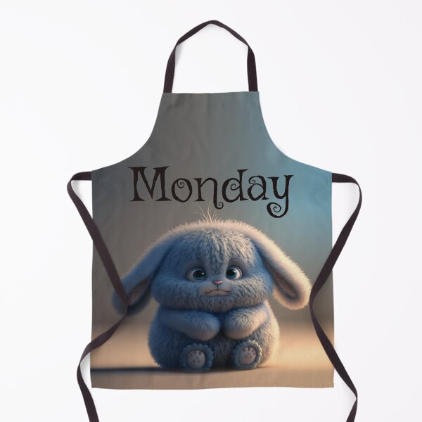 Item preview, Mondays Bunny - Not Everyone Likes Mondays designed and sold by TheArtfulAI.