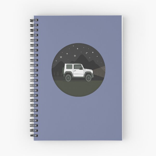 Item preview, Night Adventure in the Mountains | White Suzuki Jimny designed and sold by stoicjimny.