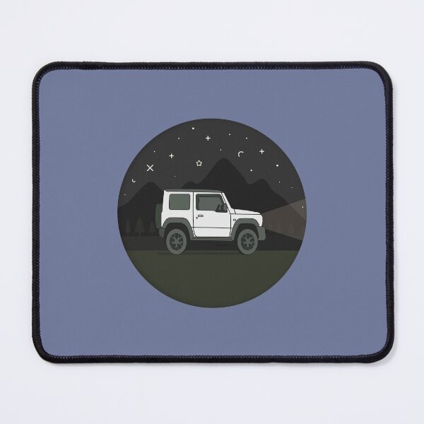 Item preview, Night Adventure in the Mountains | White Suzuki Jimny designed and sold by stoicjimny.