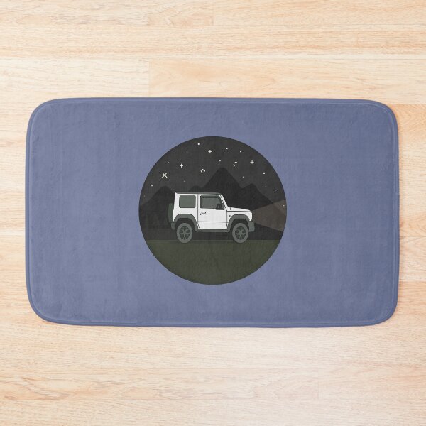 Item preview, Night Adventure in the Mountains | White Suzuki Jimny designed and sold by stoicjimny.