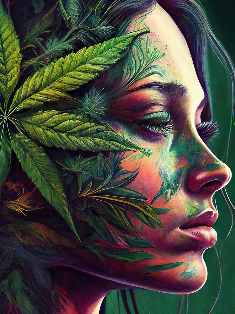 weed art wallpaper