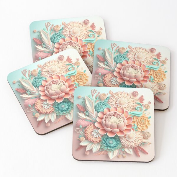 Item preview, Floral Playful Colourful Composition Designs for Home Decor, Wedding, Events Fashion  and Accessories  designed and sold by RAGANADesign.