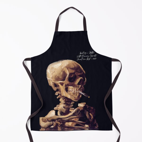 Artikelvorschau, Schädel eines Skeletts mit brennender Zigarette entworfen und verkauft von AchillesStore.