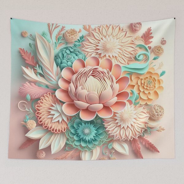 Item preview, Floral Playful Colourful Composition Designs for Home Decor, Wedding, Events Fashion  and Accessories  designed and sold by RAGANADesign.
