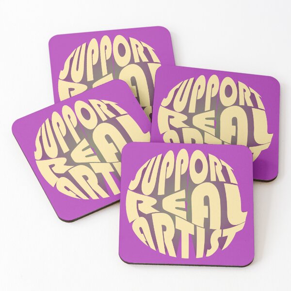 Item preview, Support Real Artist - Yellow and Purple designed and sold by Nevermind-artss.