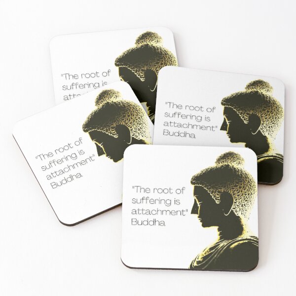 Item preview, Buddha - The root of suffering is attachment designed and sold by RetComly.