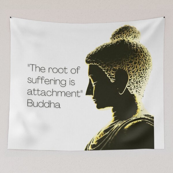 Item preview, Buddha - The root of suffering is attachment designed and sold by RetComly.
