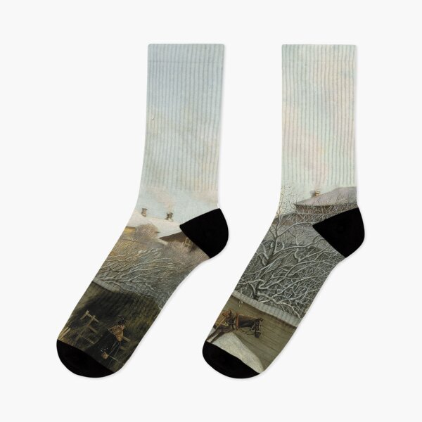 Item preview, Winter scenery - Annankatu on a Cold Winter Morning by Magnus von Wright designed and sold by AR-shop.