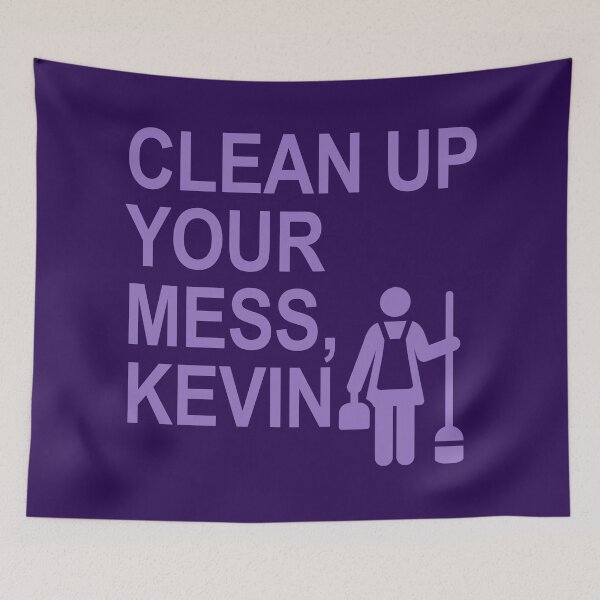 Item preview, Clean up your mess, Kevin. (lavender 2) designed and sold by Thelittlelord.