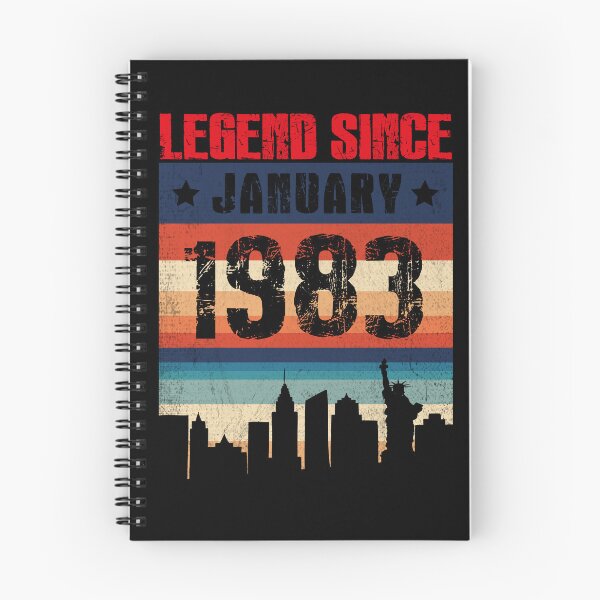 Item preview, 40 Years Old Legend Since January 1983 40th Birthday, Essential t-shirt designed and sold by FLIPO-SHOP.