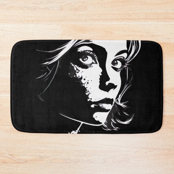Item preview, Negative Space Black White Female Face Silhouette Design  designed and sold by Jozzabazza.