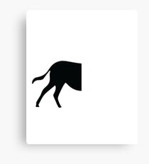 Defragged Zebra gift for Nerds Canvas Print
