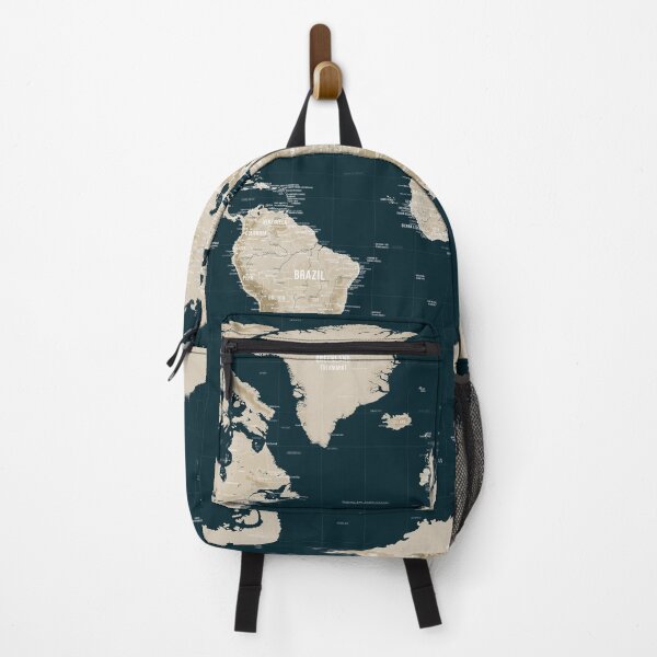 Item preview, Tan Topographic World Map designed and sold by Alo.