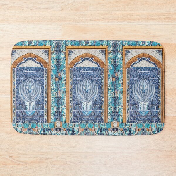 Item preview, Digital art piece based on persian tiled mural designed and sold by Eclecticist.