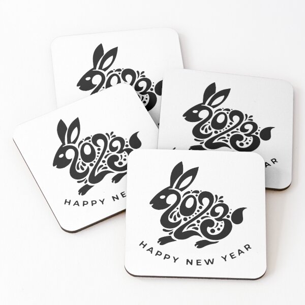Item preview, Happy New Year 2023 Chinese Year of the Rabbit, Gift for Chinese New Year, Chinese zodiac signs designed and sold by Eddyed.